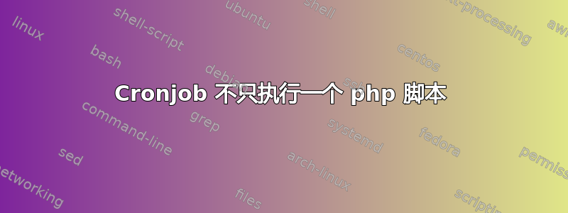 Cronjob 不只执行一个 php 脚本