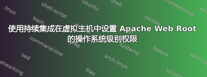 使用持续集成在虚拟主机中设置 Apache Web Root 的操作系统级别权限