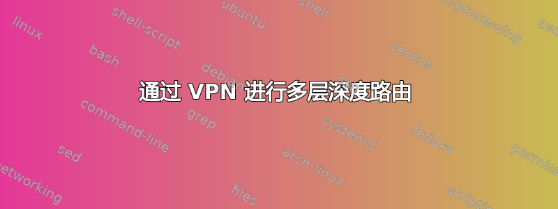 通过 VPN 进行多层深度路由