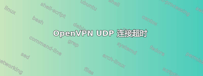 OpenVPN UDP 连接超时