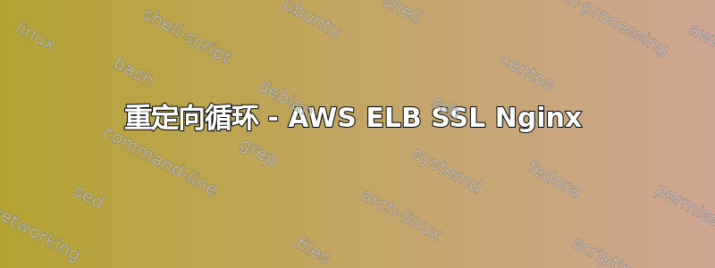 重定向循环 - AWS ELB SSL Nginx