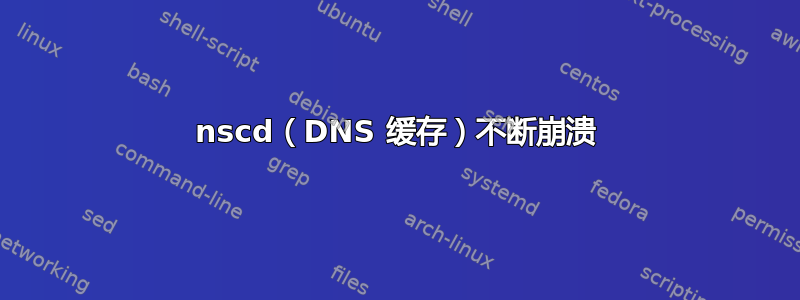 nscd（DNS 缓存）不断崩溃