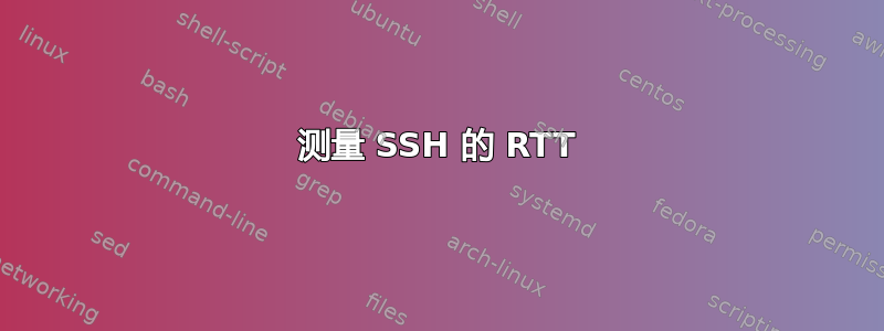 测量 SSH 的 RTT