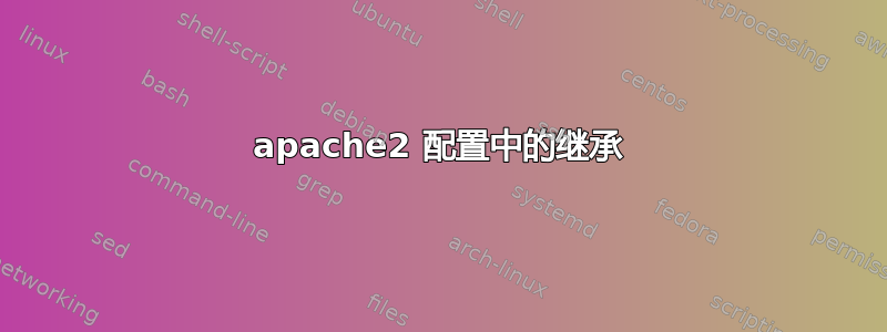 apache2 配置中的继承