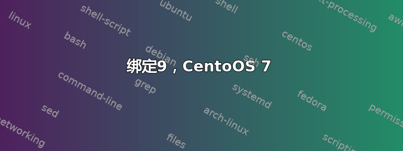 绑定9，CentoOS 7