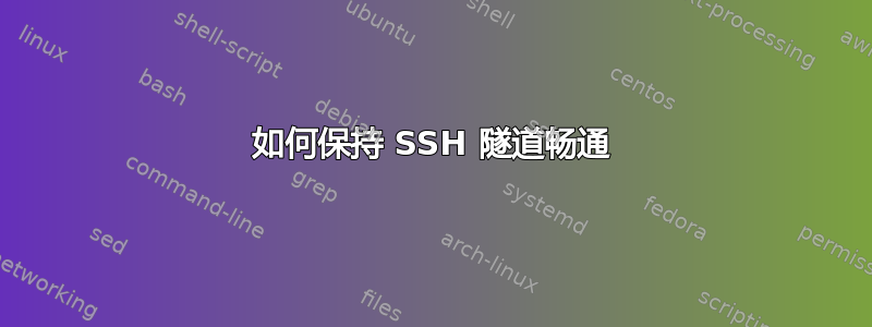 如何保持 SSH 隧道畅通