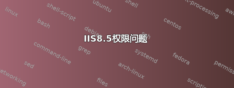 IIS8.5权限问题