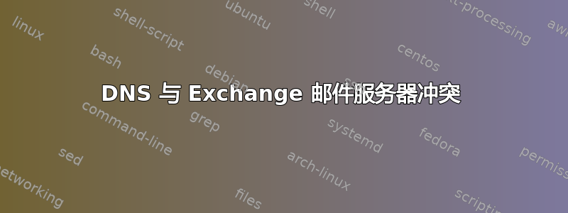 DNS 与 Exchange 邮件服务器冲突