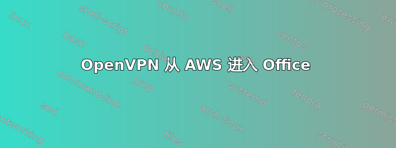 OpenVPN 从 AWS 进入 Office