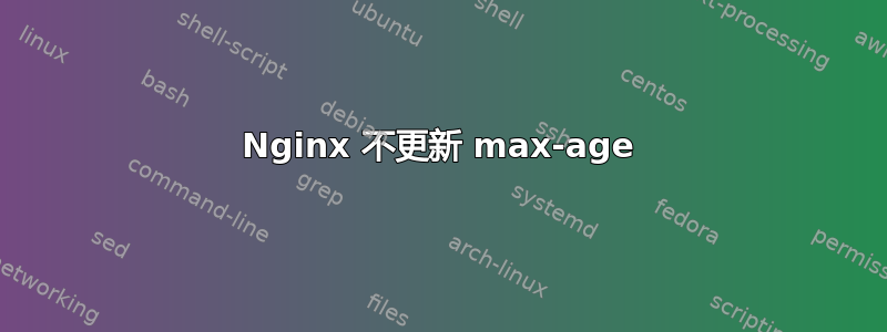 Nginx 不更新 max-age