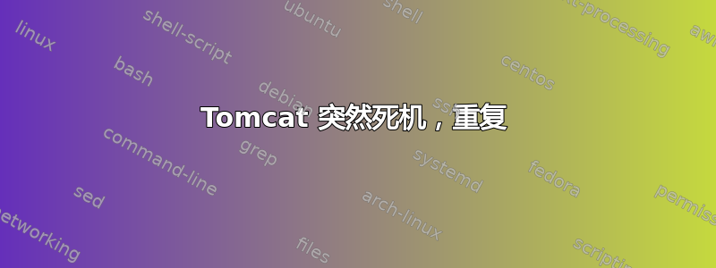 Tomcat 突然死机，重复