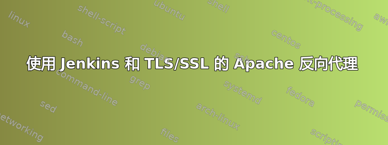 使用 Jenkins 和 TLS/SSL 的 Apache 反向代理