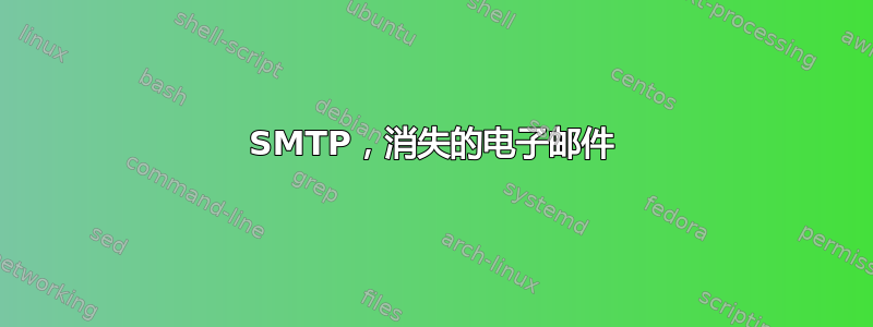 SMTP，消失的电子邮件