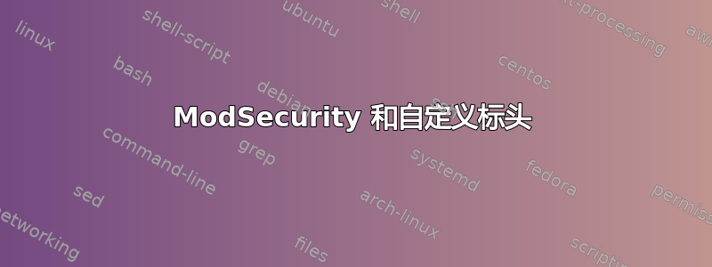 ModSecurity 和自定义标头