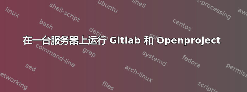 在一台服务器上运行 Gitlab 和 Openproject