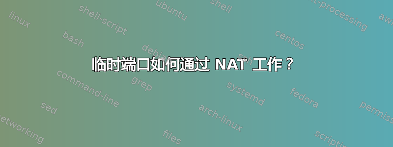 临时端口如何通过 NAT 工作？