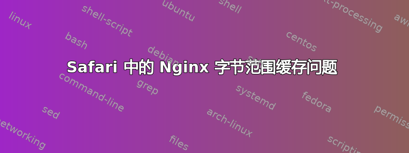 Safari 中的 Nginx 字节范围缓存问题