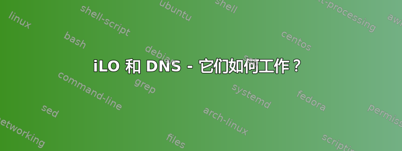 iLO 和 DNS - 它们如何工作？