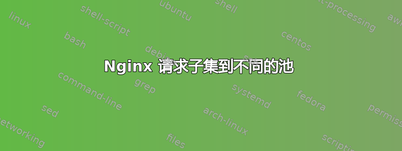 Nginx 请求子集到不同的池