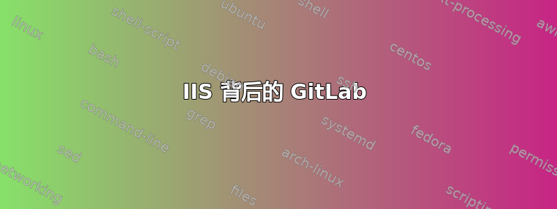 IIS 背后的 GitLab