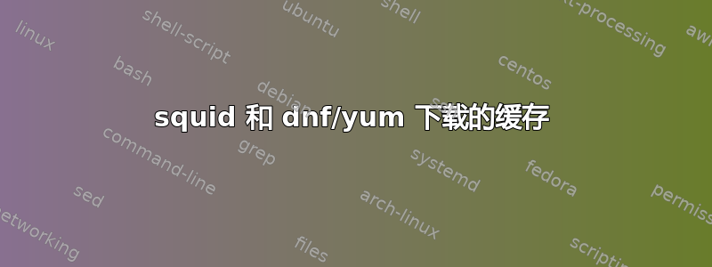 squid 和 dnf/yum 下载的缓存