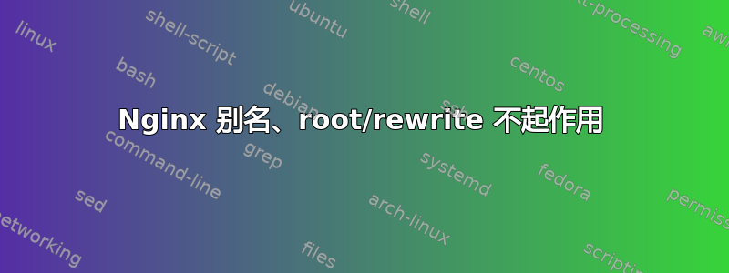 Nginx 别名、root/rewrite 不起作用