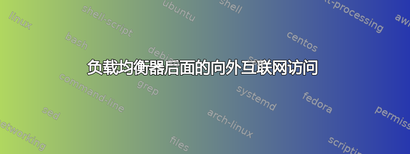 负载均衡器后面的向外互联网访问