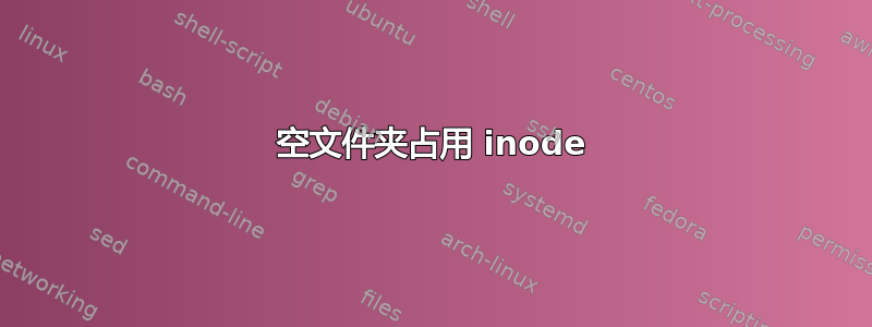 空文件夹占用 inode