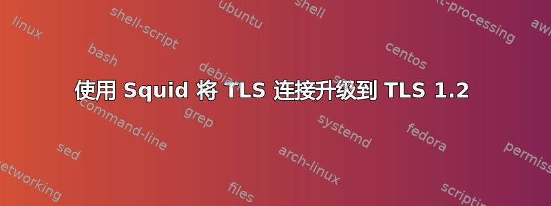 使用 Squid 将 TLS 连接升级到 TLS 1.2