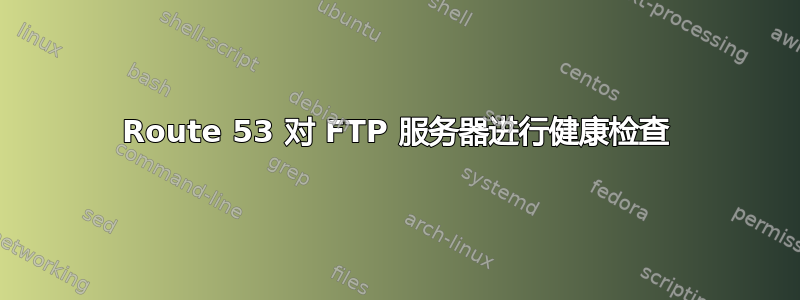 Route 53 对 FTP 服务器进行健康检查