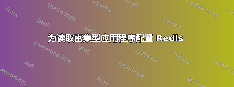 为读取密集型应用程序配置 Redis