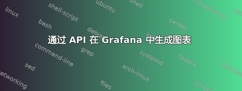 通过 API 在 Grafana 中生成图表