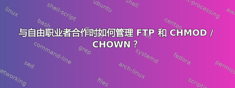 与自由职业者合作时如何管理 FTP 和 CHMOD / CHOWN？