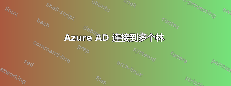 Azure AD 连接到多个林