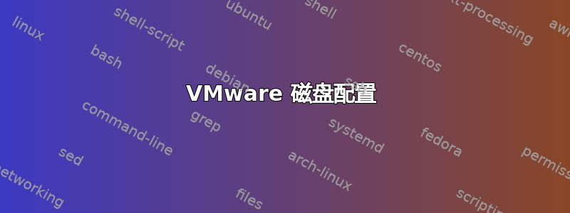 VMware 磁盘配置