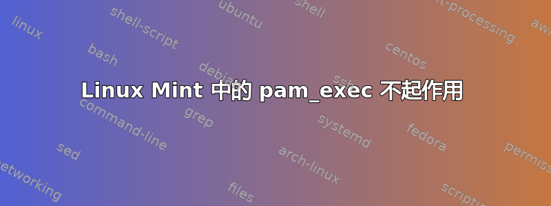 Linux Mint 中的 pam_exec 不起作用