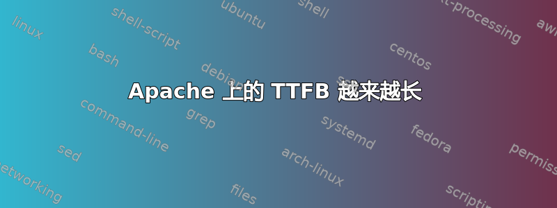 Apache 上的 TTFB 越来越长