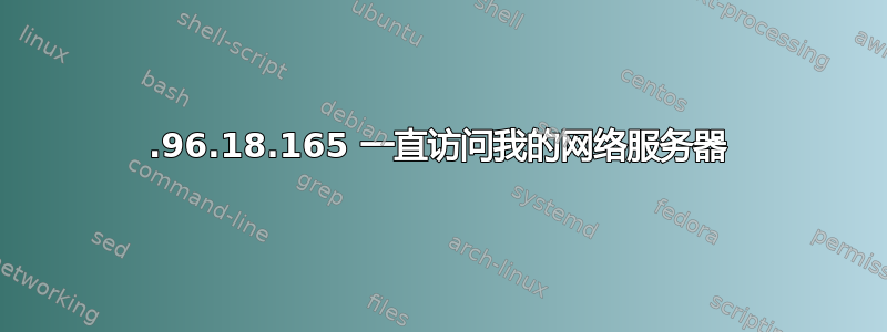 40.96.18.165 一直访问我的网络服务器