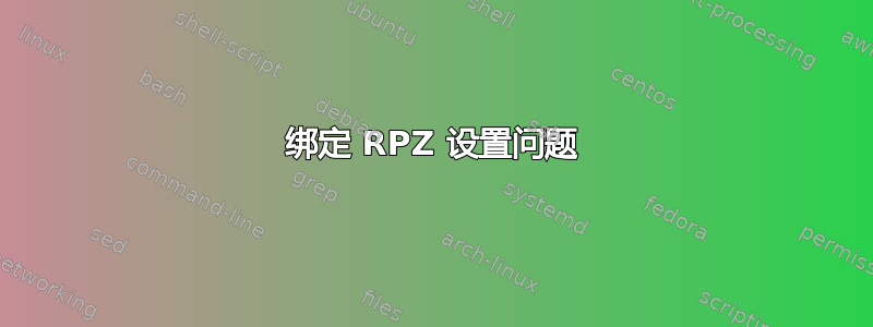 绑定 RPZ 设置问题