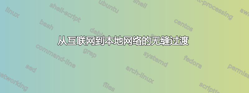 从互联网到本地网络的无缝过渡