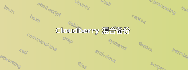 Cloudberry 混合备份