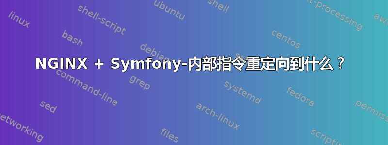 NGINX + Symfony-内部指令重定向到什么？