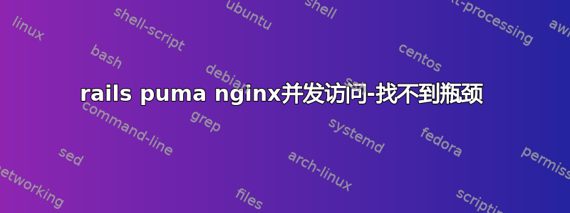 rails puma nginx并发访问-找不到瓶颈