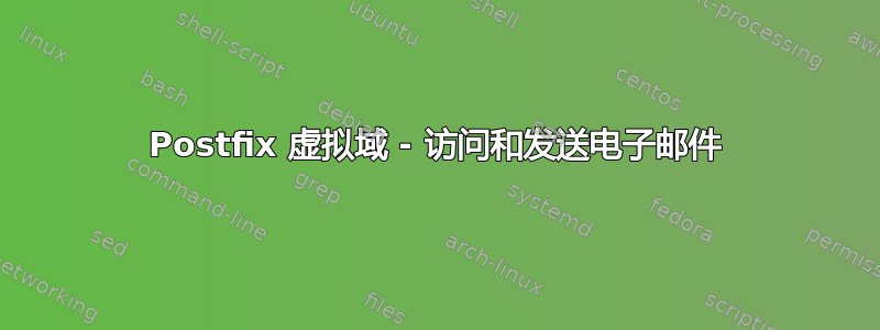 Postfix 虚拟域 - 访问和发送电子邮件