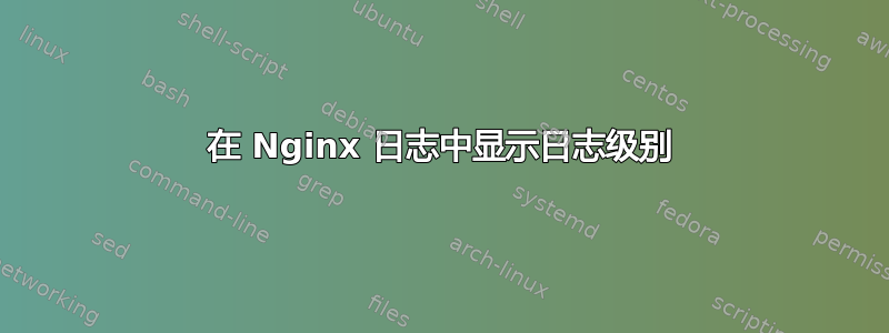 在 Nginx 日志中显示日志级别