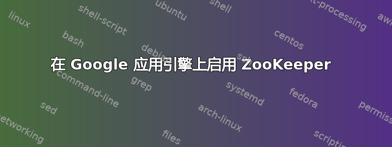 在 Google 应用引擎上启用 ZooKeeper 