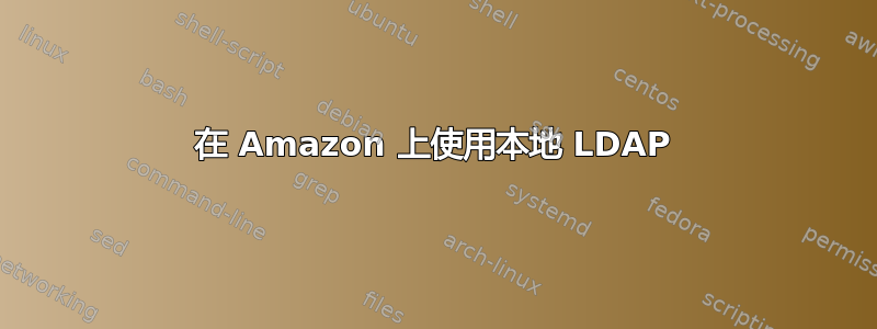 在 Amazon 上使用本地 LDAP