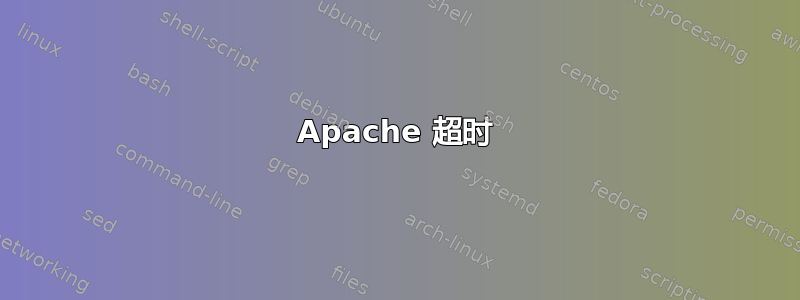 Apache 超时