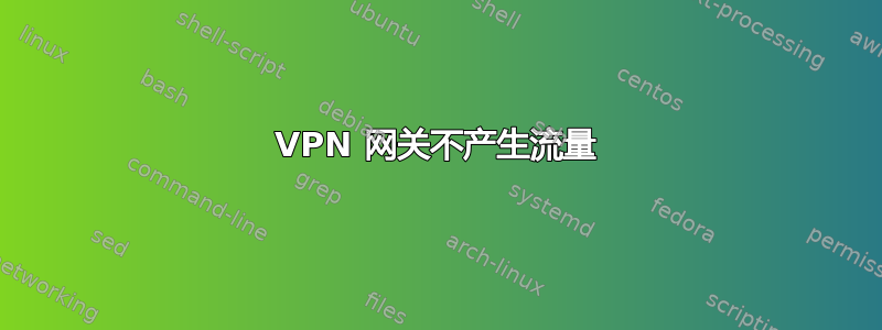 VPN 网关不产生流量