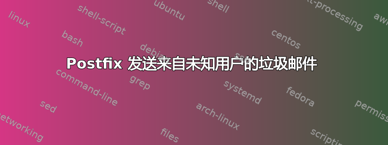 Postfix 发送来自未知用户的垃圾邮件